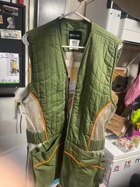 Allen Company Ace Mesh Shooting Vest Ambidextrous MD/LG Olive/Tan
